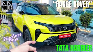 Tata Harrier Facelift 2024  Review and Walkaround ✅ Fearless Plus 2024 Diesel Automatic [upl. by Ligetti]