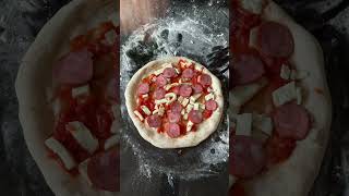 Pizza Meat Lovers Pepperoni calabresa linguiça Toscana e presunto 🍕🥩 pizzaria pizzalover [upl. by Ellyn687]