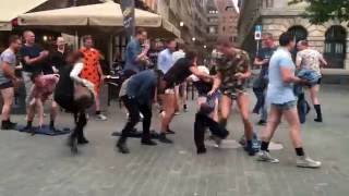 Bachelors Party  Boys Trousers Robbed by Girls in Party at Antwerpen [upl. by Nolly]