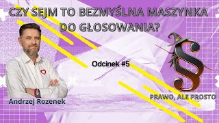 Czy Sejm to bezmyślna maszynka do głosowania [upl. by Rhetta]