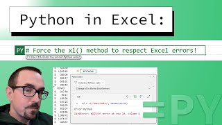 Learn about robust error reporting in Python in Excel [upl. by Yenaiv611]