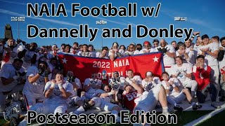 NAIA Football with Dannelly and Donley  NAIA Postseason Breakdown [upl. by Jobina452]