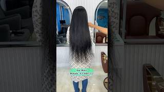 Permanent hair extensions Indiancurlshyd hairstyle hairextensions hairtransformation shorts [upl. by Miett585]