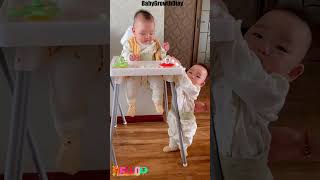 How to Get Your Baby to Sit Still During Meals Try a Baby High ChairShorts [upl. by Teyugn]