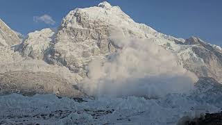 Everest 2023  Avalanche at Base Camp [upl. by Jocelin]