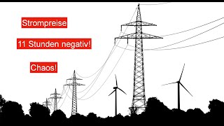 Negativer Strompreis für 11 Stunden Netzchaos Bricht das Stromnetz doch zusammen [upl. by Klemm643]