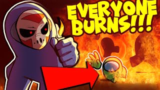 Delirious commits Arson  Among Us Mods [upl. by Yeclek]