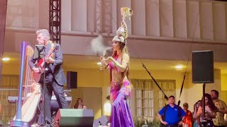 Real Shisha Shamadan Tiki Oasis Belly Dance with The New Les Baxter Orchestra Veronica Lynn 2023 [upl. by Assenaj304]