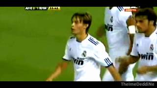 The First Goal of Sergio Canales with Real Madrid  America 2  3 Real Madrid   Hd [upl. by Vinaya]