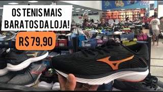 OS TÊNIS MAIS BARATOS DA OUTLET SPORT BRÁS  MIZUNO  CHAMPION  FILA  SKEXHERS  OLYMPIKUS [upl. by Ueihtam491]