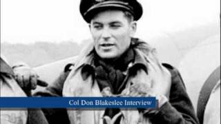 Colonel Don Blakeslee Interview No 133 Eagle Squadron [upl. by Justin214]