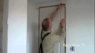 Installing A Prehung Door And Jamb [upl. by Eilis]