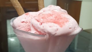 Easy homemade strawberry icecreamshorts [upl. by Prudi127]