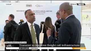 BRICS New Development Bank  Transnet receives R5billion loan for freight rail infrastructure [upl. by Ettesil580]