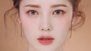 Glowy Coral Makeup With sub 촉촉 코랄 메이크업 [upl. by Odlaumor]