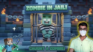 I Put Zombie In Jail 👮‍♂️ Mincraft 100 days  Ind David  Facecam [upl. by Jaella964]