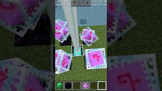 MINECRAFT BEACON WITH END CRYSTAL 🔮✨shorts minecraft endcrystal [upl. by Elhsa]