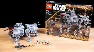 LEGO Star Wars ATTE Walker 2022 REVIEW  Set 75337 [upl. by Adnawyek]