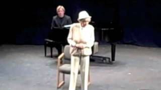 Elaine Stritch Comes to DeSales part 4 quotFifty Percentquot [upl. by Gorga221]