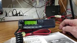 Kenwood TM271A Demo [upl. by Placidia]