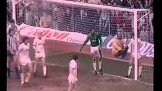 Leeds United movie archive  Leeds v Sheffield Wednesday 198384 Hand of God Goal [upl. by Sancho]