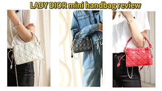 LADY DIOR mini handbag review By Steven [upl. by Nickola]