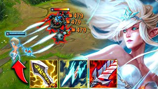 I MADE ENEMY YONE RAGEQUIT WITH AD JANNA TOP THIS WAS HILARIOUS [upl. by Llerref]