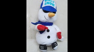 SOLD Gemmy Rapping Snowman Singing Dancing to Rappers Delight Hip Hop Animated Winter [upl. by Henryk385]