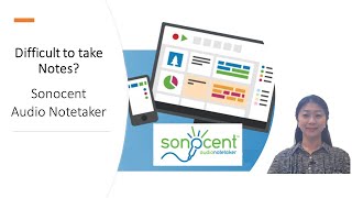Difficult to take Notes Sonocent Audio Notetaker [upl. by Seward]