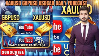 XAUUSD GBPUSDUSDCADTechnical amp Fundamental AnalysisDaily Forex ForecastKey Economic Data Explained [upl. by Ormiston]