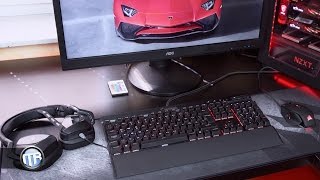 Corsair GamingPeripherie  K70 RGB Rapidfire M65 Pro RGB MM300 amp VOIDUSB RGB [upl. by Aleit]