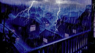 Rain Sounds For Sleeping  99 Instantly Fall Asleep With Rain And Thunder Sound At Night [upl. by Asilav]