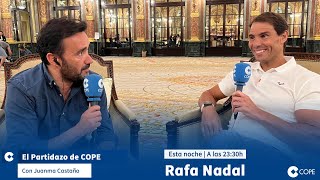 Entrevista a Rafa Nadal desde París tras su 14ª Roland Garros en PartidazoCOPE 06062022 [upl. by Kathryne]