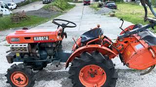 japonský malotraktor KUBOTA B5000 [upl. by Artap57]