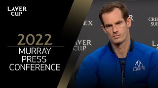 Andy Murray Press Conference  Laver Cup 2022 [upl. by Mort]