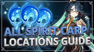 ALL 50 SPIRIT CARP LOCATIONS GUIDE  Genshin Impact 44 [upl. by Yun869]