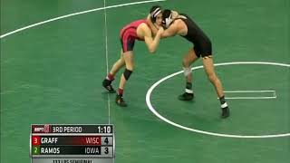 2013 NCAA D1 133 Semi Finals Ramos vs Graff [upl. by Findlay]