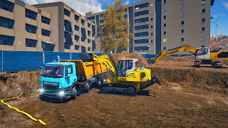 New Construction Simulator 2022  Apartment Building 25  Germany Map 061  BauSimulator [upl. by Yortal]