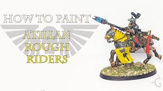 Painting The New Attilan Rough Riders [upl. by Etnuad83]