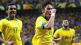 Brazil Wins Confederations Cup Vs Spain [upl. by Bathelda163]