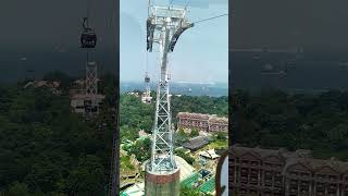 Sentosa Cable Car Singapore jimin singapore sentosasingapore travelvideo [upl. by Sherard866]