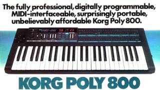 Korg Poly 800 \ Ugly Duckling [upl. by Heather]