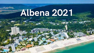 Holiday in Albena resort Bulgaria  Albena beach 4K [upl. by Ydarg520]