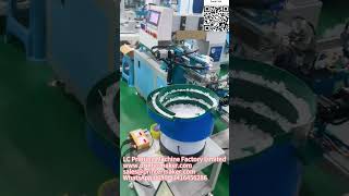 Fully automatic vibrating plate feeding pad printing machine [upl. by Fermin]