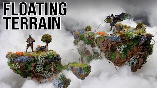 Making FLOATING ISLANDS  Tabletop Terrain [upl. by Oneg]