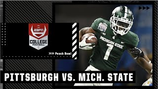 Peach Bowl Pittsburgh vs Michigan State  Full Game Highlights [upl. by Hagai885]