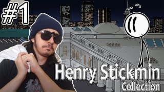 Henry Stickmin 1  Roubador Profissional ptbrGameplay [upl. by Aryad]