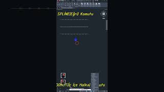 AutoCAD SPLINE Komutu autocad [upl. by Caresa109]