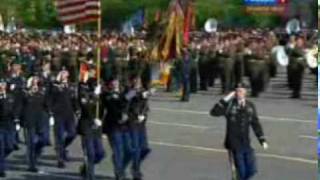 US Military Marches At Red Square  Victory Day Parade in Moscow 3 [upl. by Aloisius320]