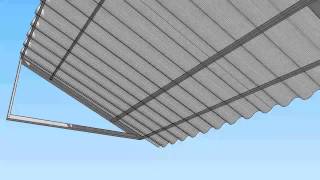 Corrugated Metal Awning [upl. by Adlih]